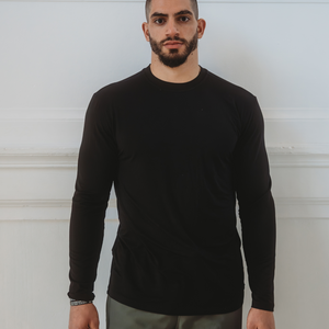 The Thrive Tee Long-Sleeve - Black