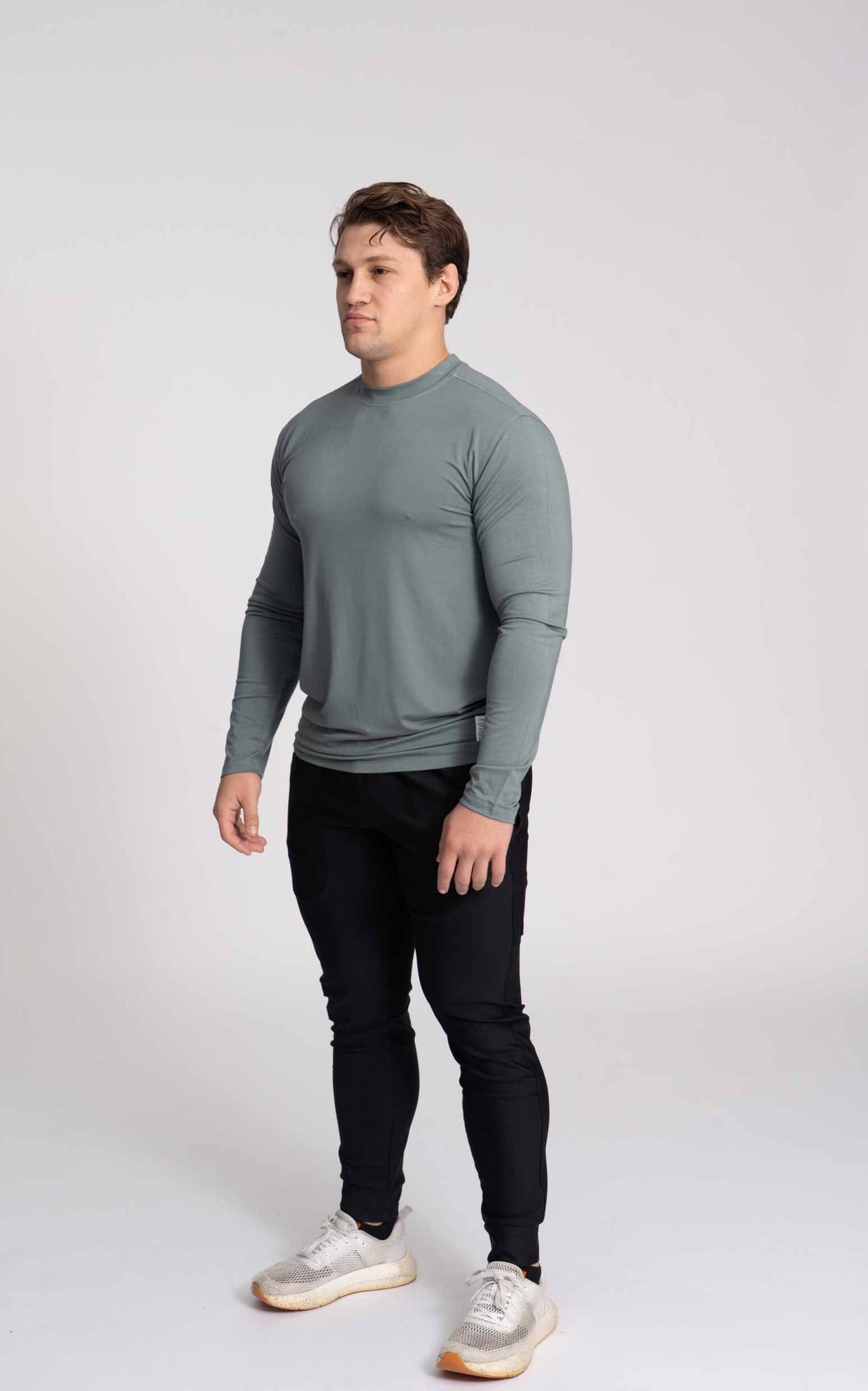 The Thrive Long-Sleeve - Dusty Marine