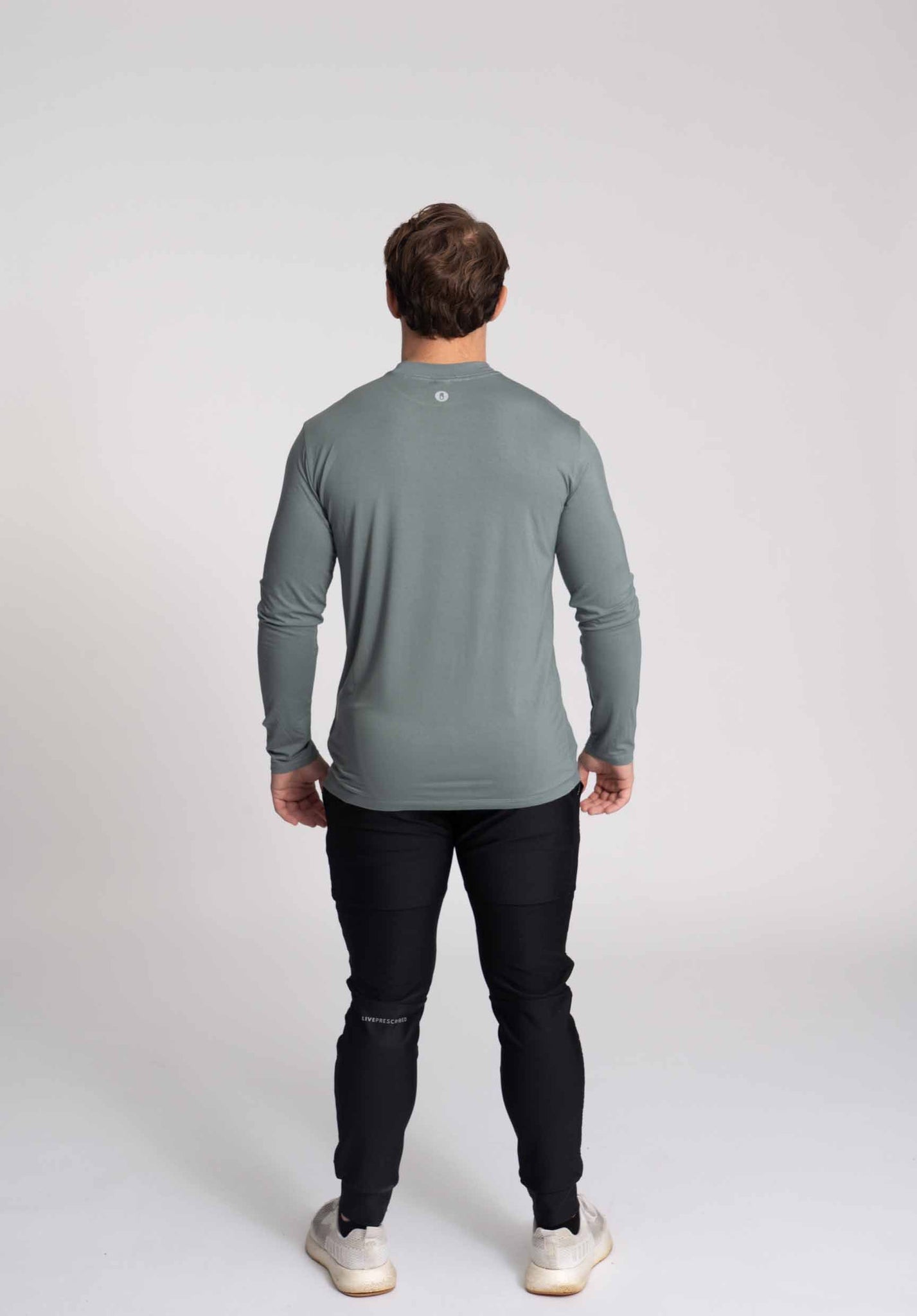 The Thrive Long-Sleeve - Dusty Marine