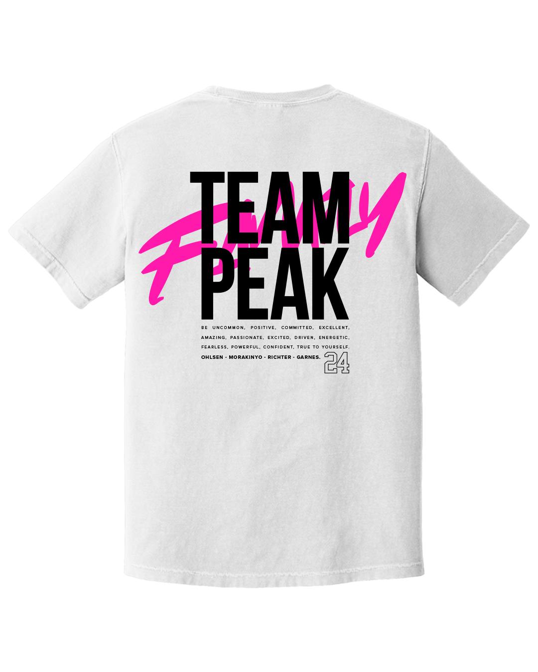 Team Peak - Heavyweight Shirt - White