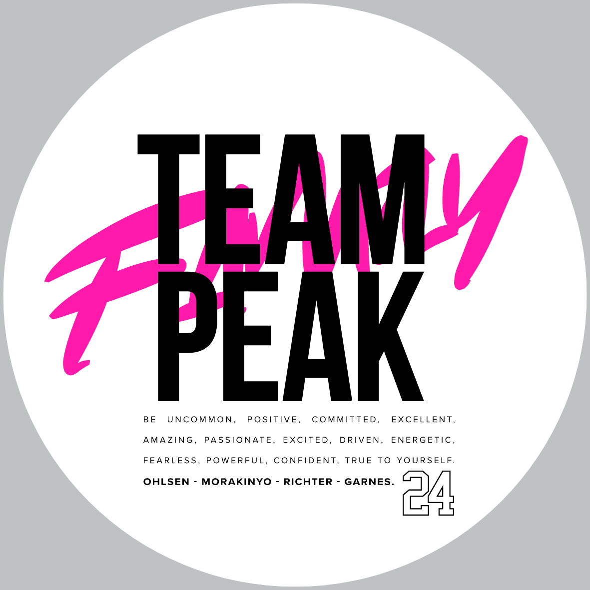 Team Peak Sticker