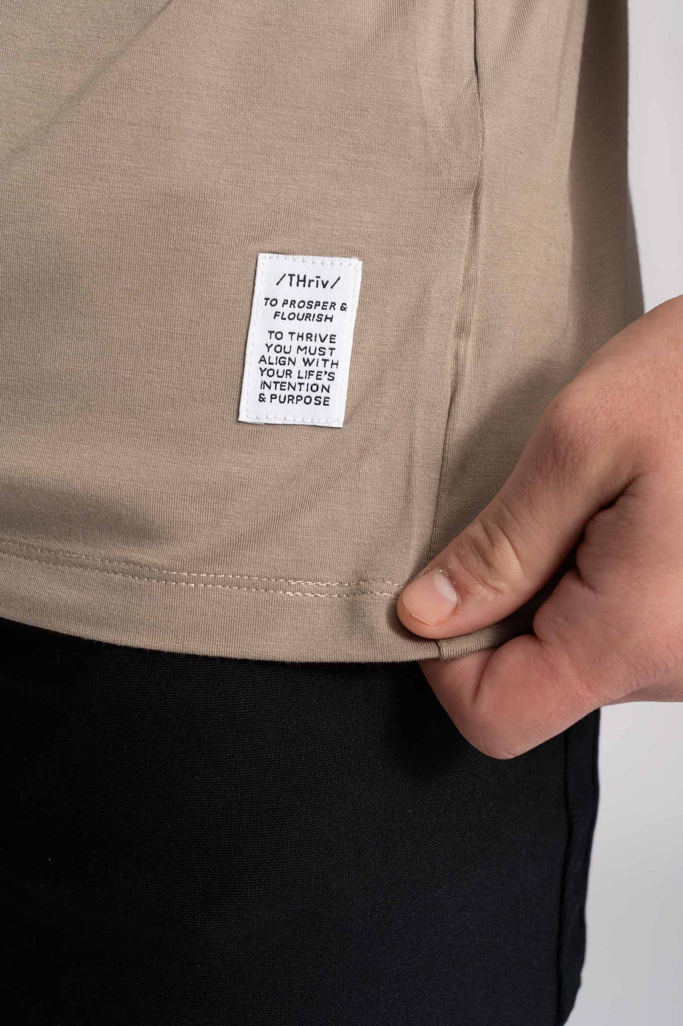 The Thrive Tee - Dusty Sand