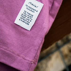 Thrive Crop Tee - Dusty Orchid