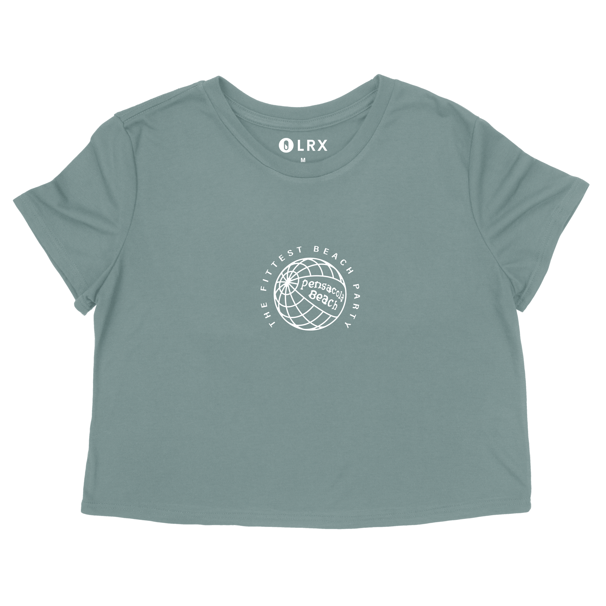 PBB - In The World Lifestyle Crop Tee - Mineral (PREORDER ONLY- Preorders close October 1st, 2025 @ 11:59PM EST)