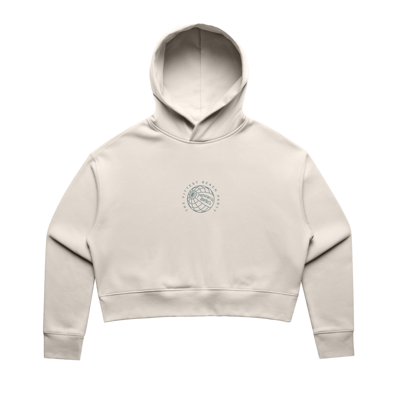 PBB - In The World Lifestyle Crop Hoodie - Bone (PREORDER ONLY- Preorders close October 1st, 2025 @ 11:59PM EST)