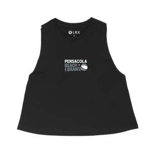 PBB - Fittest Beach Party Crop Tank-Black (PREORDER ONLY- Preorders close October 1st, 2025 @ 11:59PM EST)