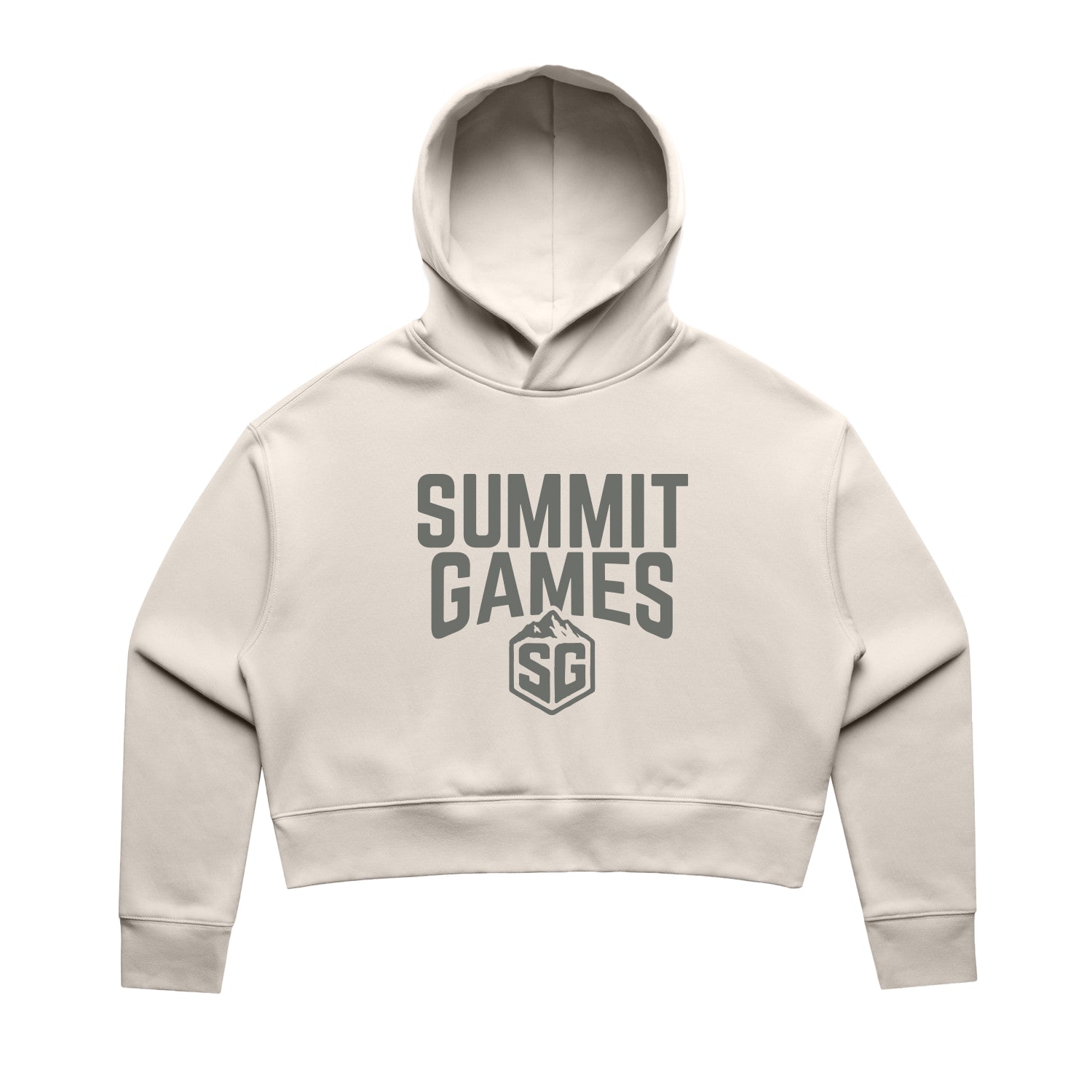 Summit Games Relax Crop Hoodie-Bone (PREORDER ONLY, Preorders close September 17th @11:59 PM EST)