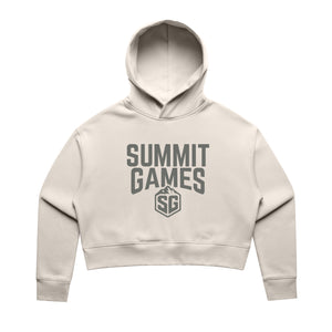 Summit Games Relax Crop Hoodie-Bone (PREORDER ONLY, Preorders close September 17th @11:59 PM EST)