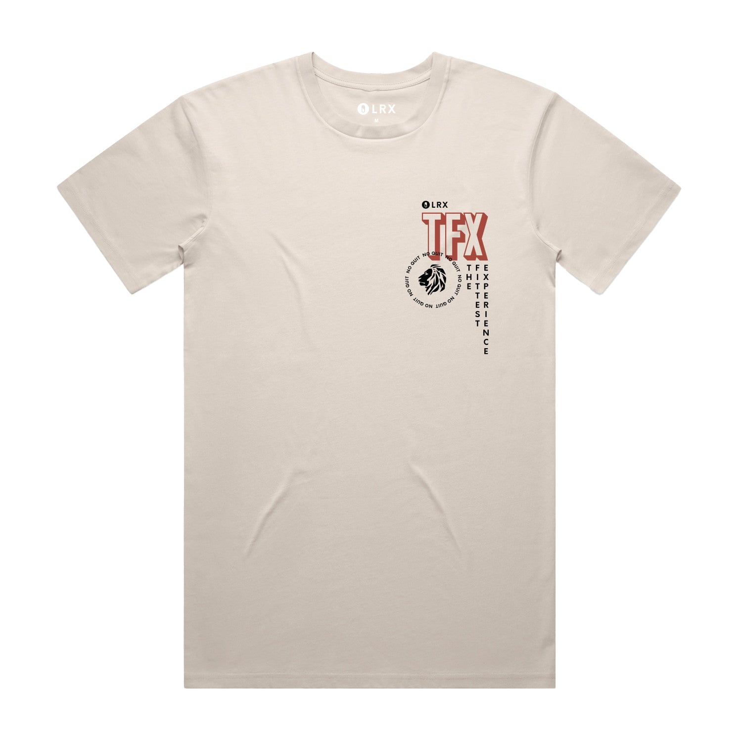 TFX - No Quit, Qualify Lifestyle Tee - Bone (PREORDER ONLY-Preorders close October 9th @11:59 PM EST)