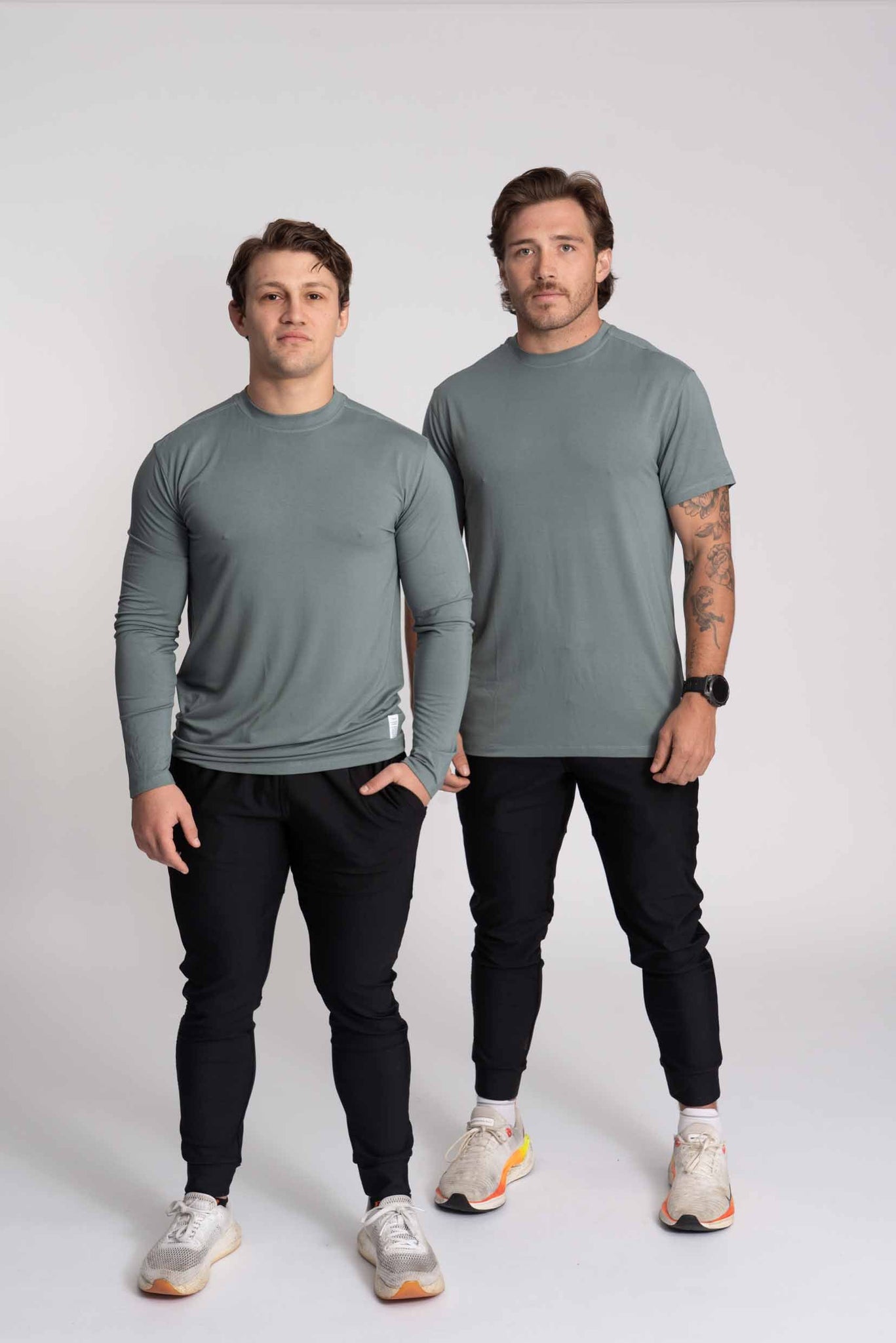 The Thrive Long-Sleeve - Dusty Marine