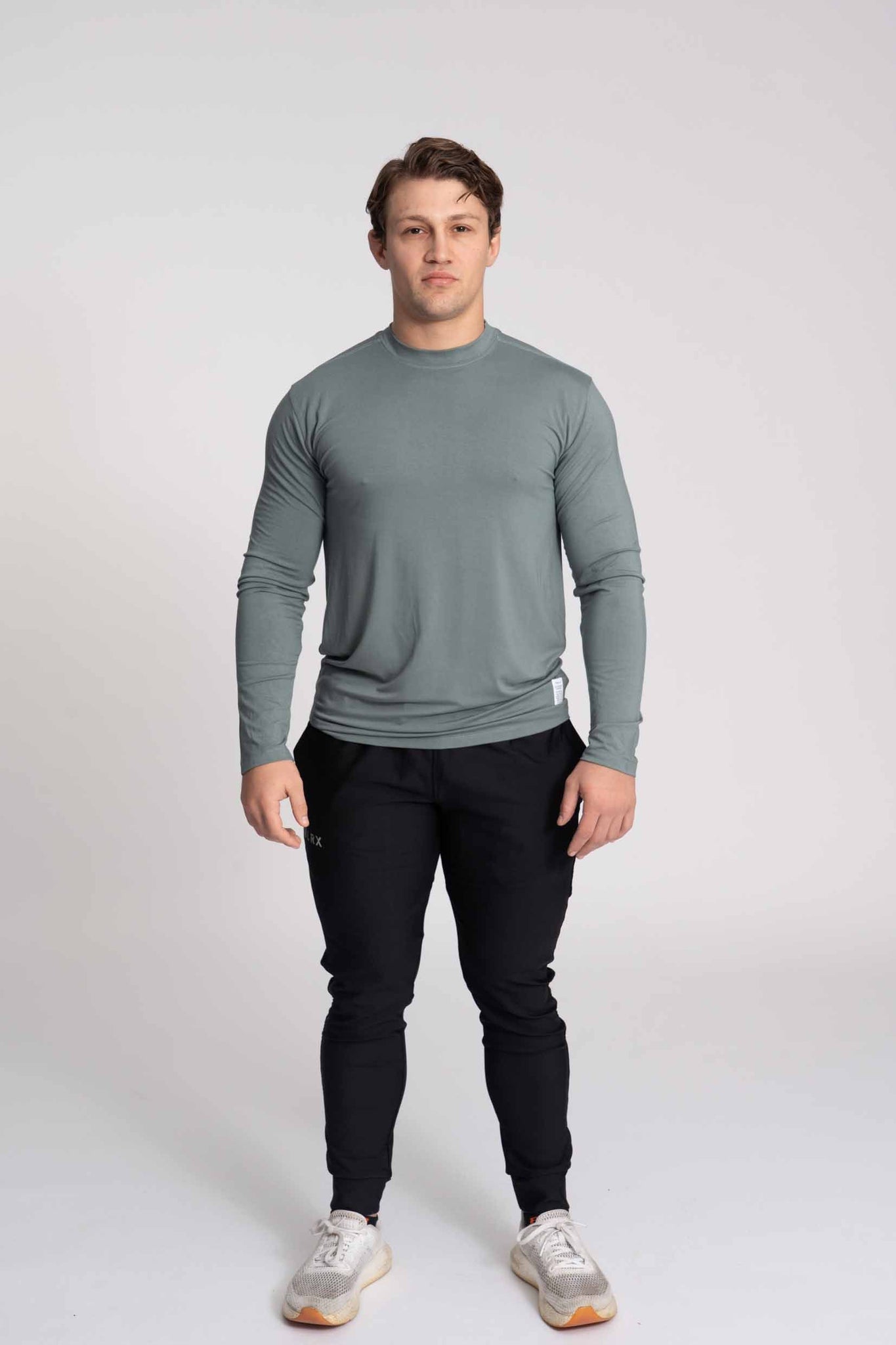 The Thrive Long-Sleeve - Dusty Marine