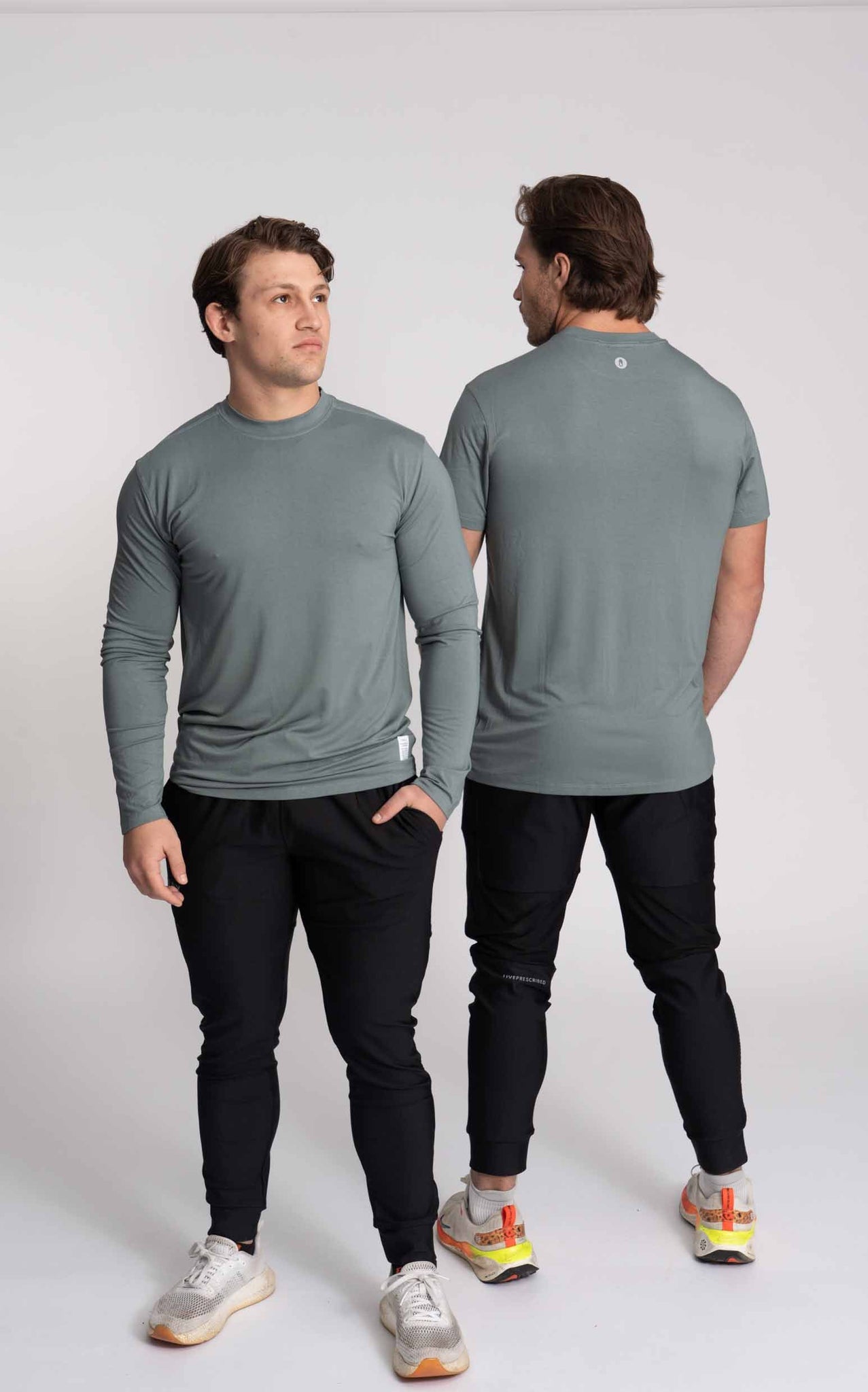 The Thrive Long-Sleeve - Dusty Marine
