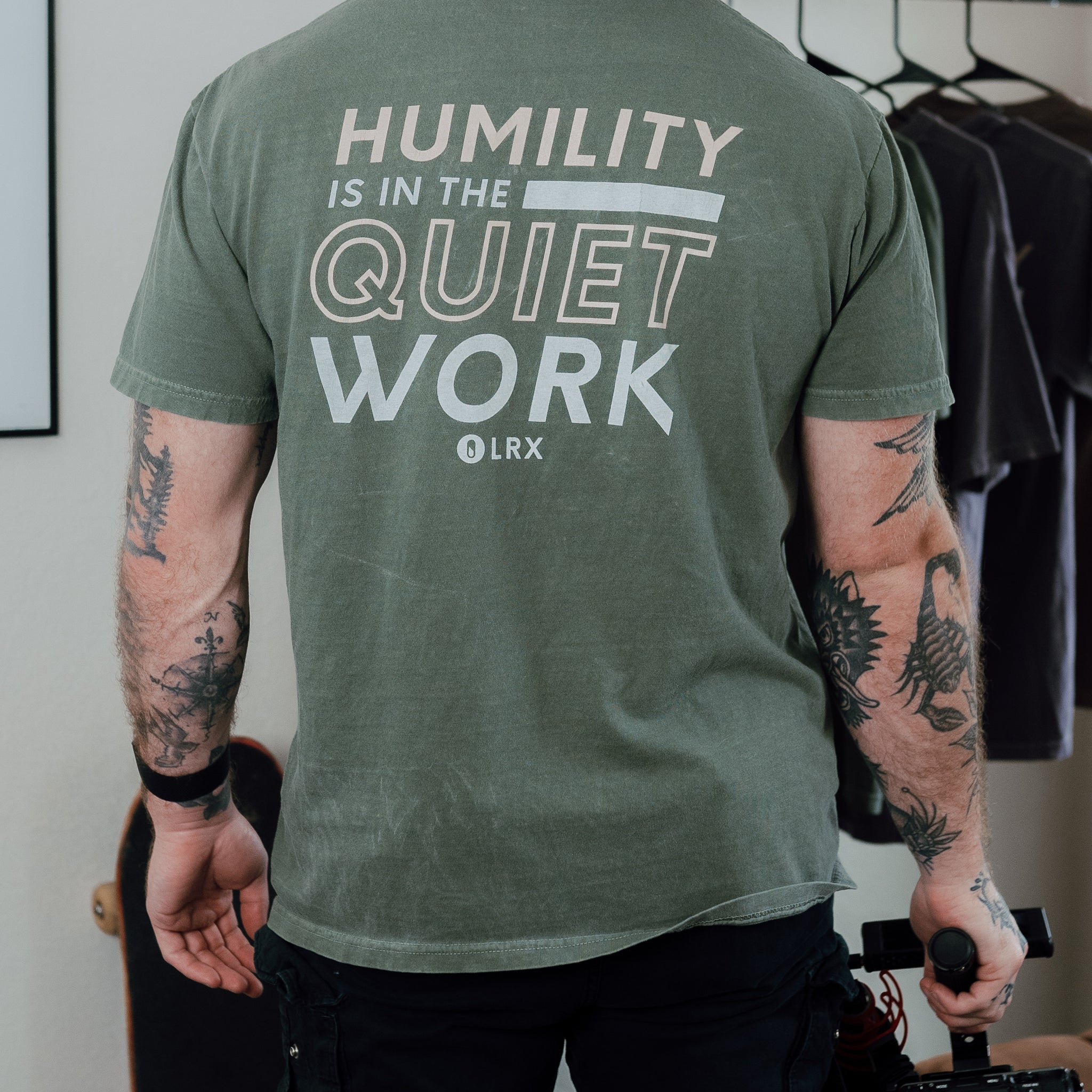 The "PFL" Humility Shirt - Moss (Limited Edition)
