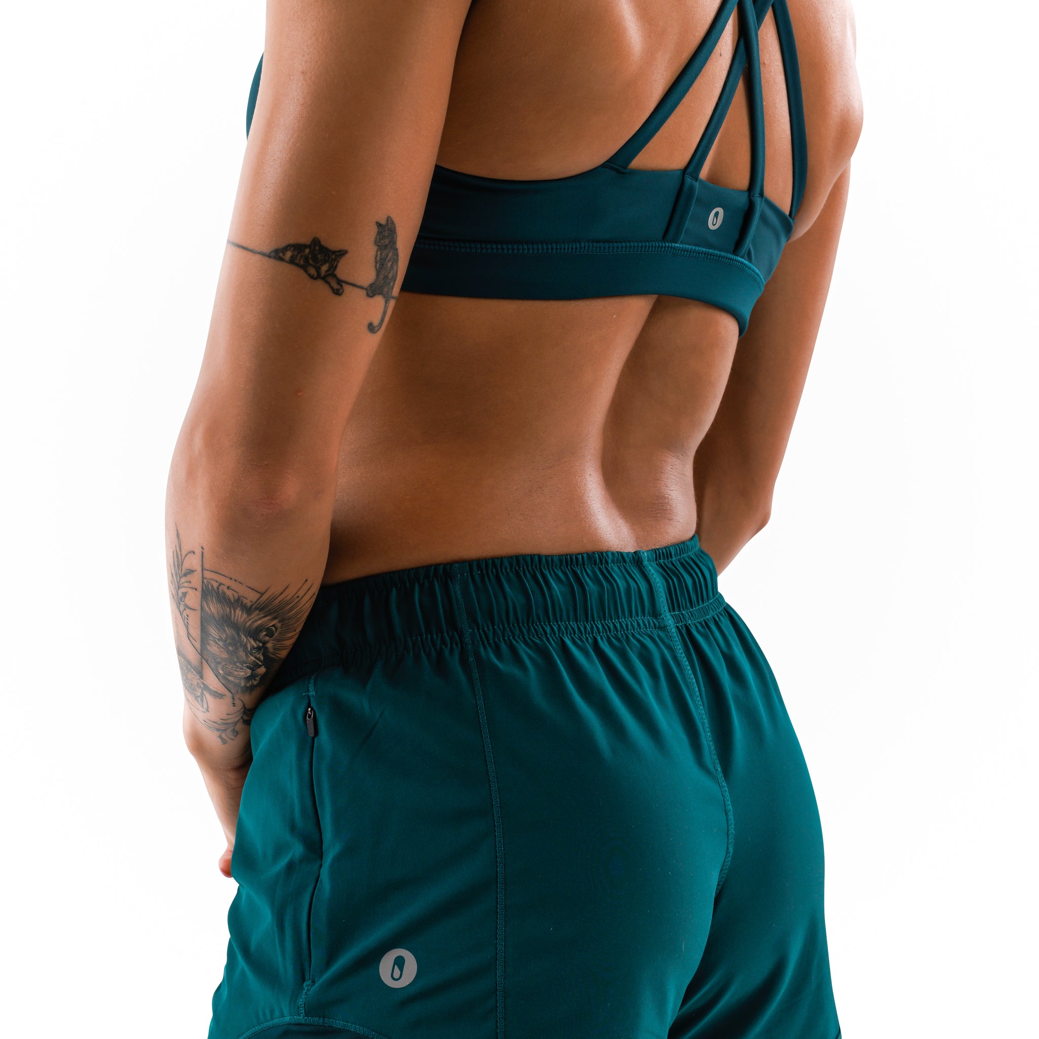The Routine Women's Training Short - Deep Teal